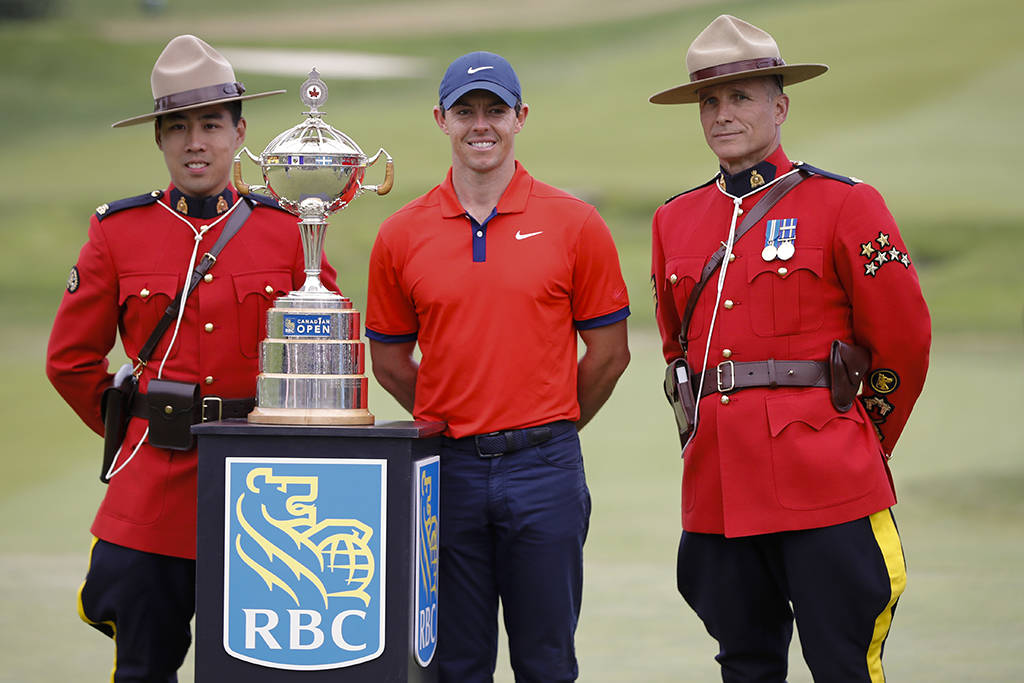 Rory McIlroy, the winner of the RBC Canadian Open in 2019